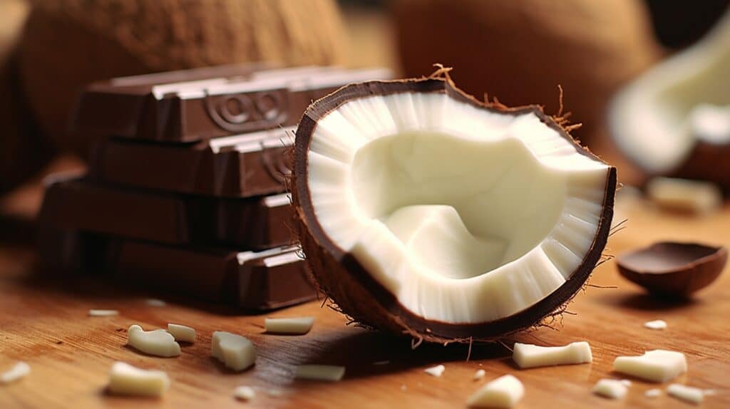 chocolat cremeux au lait de coco
