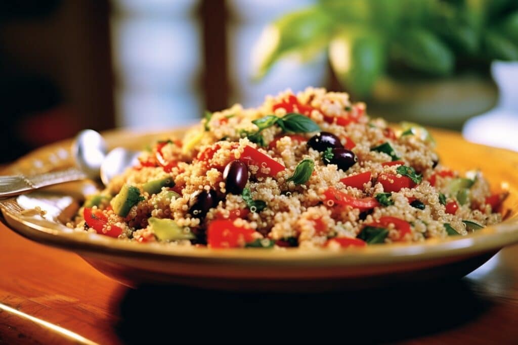 salade de quinoa a la grecque recette